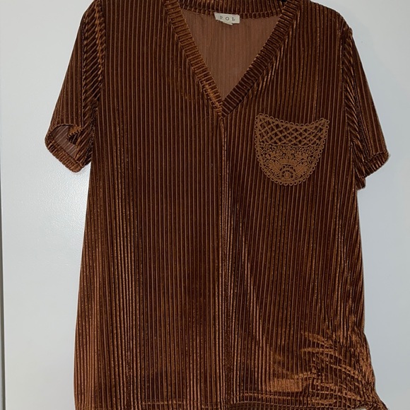 POL Tops - Rust top Boutique Top